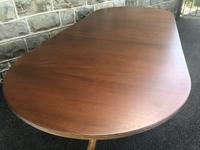 Antique Mahogany Twin Pillar 7.5ft Extending Dining Table (6 of 9) Antique Mahogany Twin Pillar 7.5ft Extending Dining Table (6 of 9)