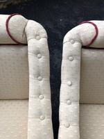 Pair of Antique English Upholstered Armchairs (8 of 9) Pair of Antique English Upholstered Armchairs (8 of 9)
