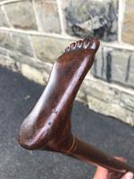 Antique Carved Foot Walking Stick (4 of 7) Antique Carved Foot Walking Stick (4 of 7)