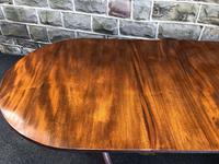 Antique Mahogany Twin Pillar Extending Dining Table (4 of 10) Antique Mahogany Twin Pillar Extending Dining Table (4 of 10)