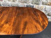 Antique Mahogany Twin Pillar Extending Dining Table (6 of 10) Antique Mahogany Twin Pillar Extending Dining Table (6 of 10)