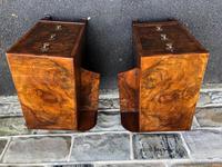 Pair of Antique Burr Walnut 3 Drawer Bedside Chest (3 of 8) Pair of Antique Burr Walnut 3 Drawer Bedside Chest (3 of 8)