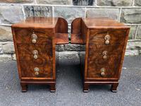 Pair of Antique Burr Walnut 3 Drawer Bedside Chest (8 of 8) Pair of Antique Burr Walnut 3 Drawer Bedside Chest (8 of 8)
