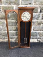 Antique Oak Cased Regulator Clock (7 of 9) Antique Oak Cased Regulator Clock (7 of 9)