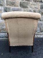 Antique English Upholstered Armchair for Recovering (6 of 7) Antique English Upholstered Armchair for Recovering (6 of 7)