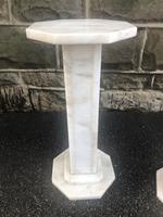 Pair of Marble Column Stands (2 of 7) Pair of Marble Column Stands (2 of 7)