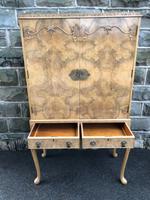 Antique Burr Walnut Cocktail Cabinet by Epstein (9 of 9) Antique Burr Walnut Cocktail Cabinet by Epstein (9 of 9)
