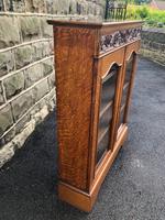Antique Carved Oak Glazed Bookcase (2 of 10) Antique Carved Oak Glazed Bookcase (2 of 10)