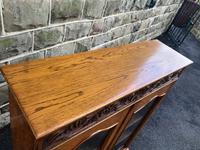 Antique Carved Oak Glazed Bookcase (3 of 10) Antique Carved Oak Glazed Bookcase (3 of 10)