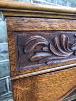 Antique Carved Oak Glazed Bookcase (4 of 10) Antique Carved Oak Glazed Bookcase (4 of 10)