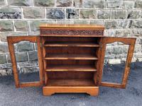 Antique Carved Oak Glazed Bookcase (8 of 10) Antique Carved Oak Glazed Bookcase (8 of 10)