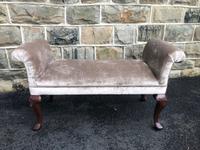 Antique English Walnut Window Seat Stool (6 of 7) Antique English Walnut Window Seat Stool (6 of 7)