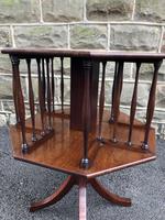 Edwardian Mahogany Revolving Library Bookcase (4 of 8) Edwardian Mahogany Revolving Library Bookcase (4 of 8)