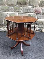 Edwardian Mahogany Revolving Library Bookcase (8 of 8) Edwardian Mahogany Revolving Library Bookcase (8 of 8)