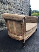 Antique English Upholstered Sofa for recovering (2 of 9) Antique English Upholstered Sofa for recovering (2 of 9)