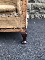 Antique English Upholstered Sofa for recovering (5 of 9) Antique English Upholstered Sofa for recovering (5 of 9)