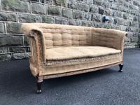 Antique English Upholstered Sofa for recovering (8 of 9) Antique English Upholstered Sofa for recovering (8 of 9)