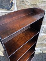 Antique Slim Oak Open Bookcase (5 of 6) Antique Slim Oak Open Bookcase (5 of 6)