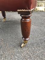 Antique Mahogany & Leather Club Armchair (6 of 9) Antique Mahogany & Leather Club Armchair (6 of 9)