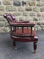 Antique Mahogany & Leather Club Armchair (9 of 9) Antique Mahogany & Leather Club Armchair (9 of 9)