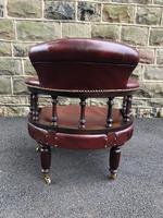 Antique Mahogany & Leather Club Armchair (8 of 9) Antique Mahogany & Leather Club Armchair (8 of 9)