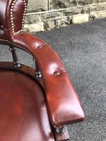 Antique Mahogany & Leather Club Armchair (5 of 9) Antique Mahogany & Leather Club Armchair (5 of 9)