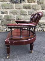 Antique Mahogany & Leather Club Armchair (7 of 9) Antique Mahogany & Leather Club Armchair (7 of 9)
