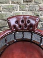 Antique Mahogany & Leather Club Armchair (3 of 9) Antique Mahogany & Leather Club Armchair (3 of 9)
