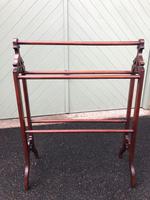 Antique Walnut Towel Clothes RAil (4 of 7) Antique Walnut Towel Clothes RAil (4 of 7)