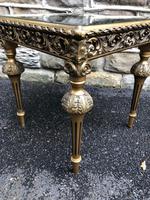 Gilt Wood Mirrored Coffee Table (2 of 4) Gilt Wood Mirrored Coffee Table (2 of 4)