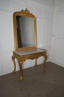 19th Century French Marble Top Gilt Console or Hall Table (3 of 6) 19th Century French Marble Top Gilt Console or Hall Table (3 of 6)