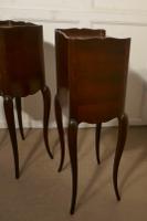 Pair of French Dark Walnut Bedside Cabinets with Drawers (5 of 5) Pair of French Dark Walnut Bedside Cabinets with Drawers (5 of 5)