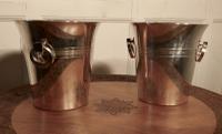 Fine Pair of French Art Deco Style Wine Coolers, Champagne Ice Buckets (5 of 6) Fine Pair of French Art Deco Style Wine Coolers, Champagne Ice Buckets (5 of 6)