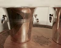 Fine Pair of French Art Deco Style Wine Coolers, Champagne Ice Buckets (2 of 6) Fine Pair of French Art Deco Style Wine Coolers, Champagne Ice Buckets (2 of 6)