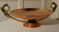 Arts and Crafts Copper Tazza Fruit Dish with Brass Handles (4 of 6) Arts and Crafts Copper Tazza Fruit Dish with Brass Handles (4 of 6)