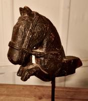 Primitive Architectural Carved Wood Mounted Indian Horse Head (6 of 6) Primitive Architectural Carved Wood Mounted Indian Horse Head (6 of 6)