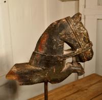 Primitive Architectural Carved Wood Mounted Indian Horse Head (4 of 6) Primitive Architectural Carved Wood Mounted Indian Horse Head (4 of 6)