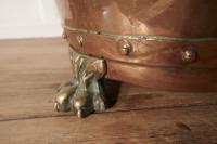 19th Century Copper Log Bin Cauldron (7 of 7) 19th Century Copper Log Bin Cauldron (7 of 7)