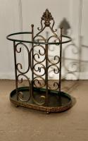 Roomy Half Round Wirework Stick Stand or Umbrella Stand (5 of 5) Roomy Half Round Wirework Stick Stand or Umbrella Stand (5 of 5)