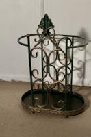 Roomy Half Round Wirework Stick Stand or Umbrella Stand (2 of 5) Roomy Half Round Wirework Stick Stand or Umbrella Stand (2 of 5)