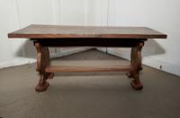 A Chunky Solid Elm Farmhouse Coffee Table (3 of 5) A Chunky Solid Elm Farmhouse Coffee Table (3 of 5)