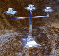 James Dixon & Sons Three-Branch Silver Plated Candelabra (7 of 10) James Dixon & Sons Three-Branch Silver Plated Candelabra (7 of 10)