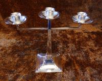 James Dixon & Sons Three-Branch Silver Plated Candelabra (2 of 10) James Dixon & Sons Three-Branch Silver Plated Candelabra (2 of 10)