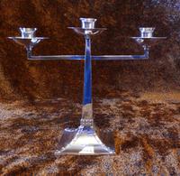James Dixon & Sons Three-Branch Silver Plated Candelabra (3 of 10) James Dixon & Sons Three-Branch Silver Plated Candelabra (3 of 10)