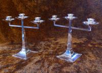 James Dixon & Sons Three-Branch Silver Plated Candelabra (9 of 10) James Dixon & Sons Three-Branch Silver Plated Candelabra (9 of 10)