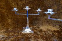 James Dixon & Sons Three-Branch Silver Plated Candelabra (5 of 10) James Dixon & Sons Three-Branch Silver Plated Candelabra (5 of 10)
