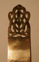 Large Art Nouveau Brass Front Door Plate with Knob & Escutcheon (2 of 5) Large Art Nouveau Brass Front Door Plate with Knob & Escutcheon (2 of 5)