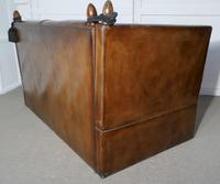 Large Dark Tan Leather Knole Settee (9 of 9) Large Dark Tan Leather Knole Settee (9 of 9)