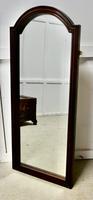 Mirror with Arch Top Moulded 2.5” Wide Mahogany Frame (5 of 5) Mirror with Arch Top Moulded 2.5” Wide Mahogany Frame (5 of 5)