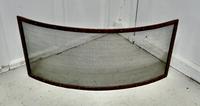 Victorian Arts & Crafts Beaten Copper Curved Fire Guard, Spark Screen (2 of 4) Victorian Arts & Crafts Beaten Copper Curved Fire Guard, Spark Screen (2 of 4)
